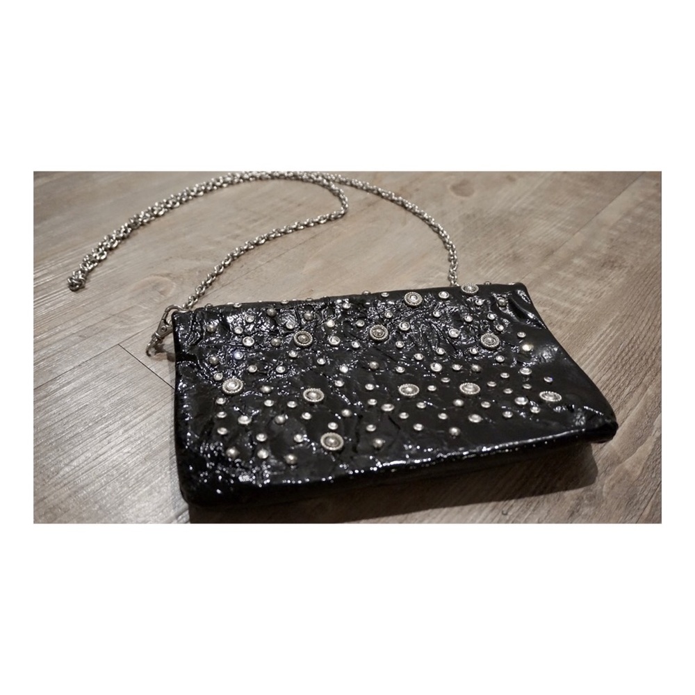 Lisa Berck convertible studded clutch